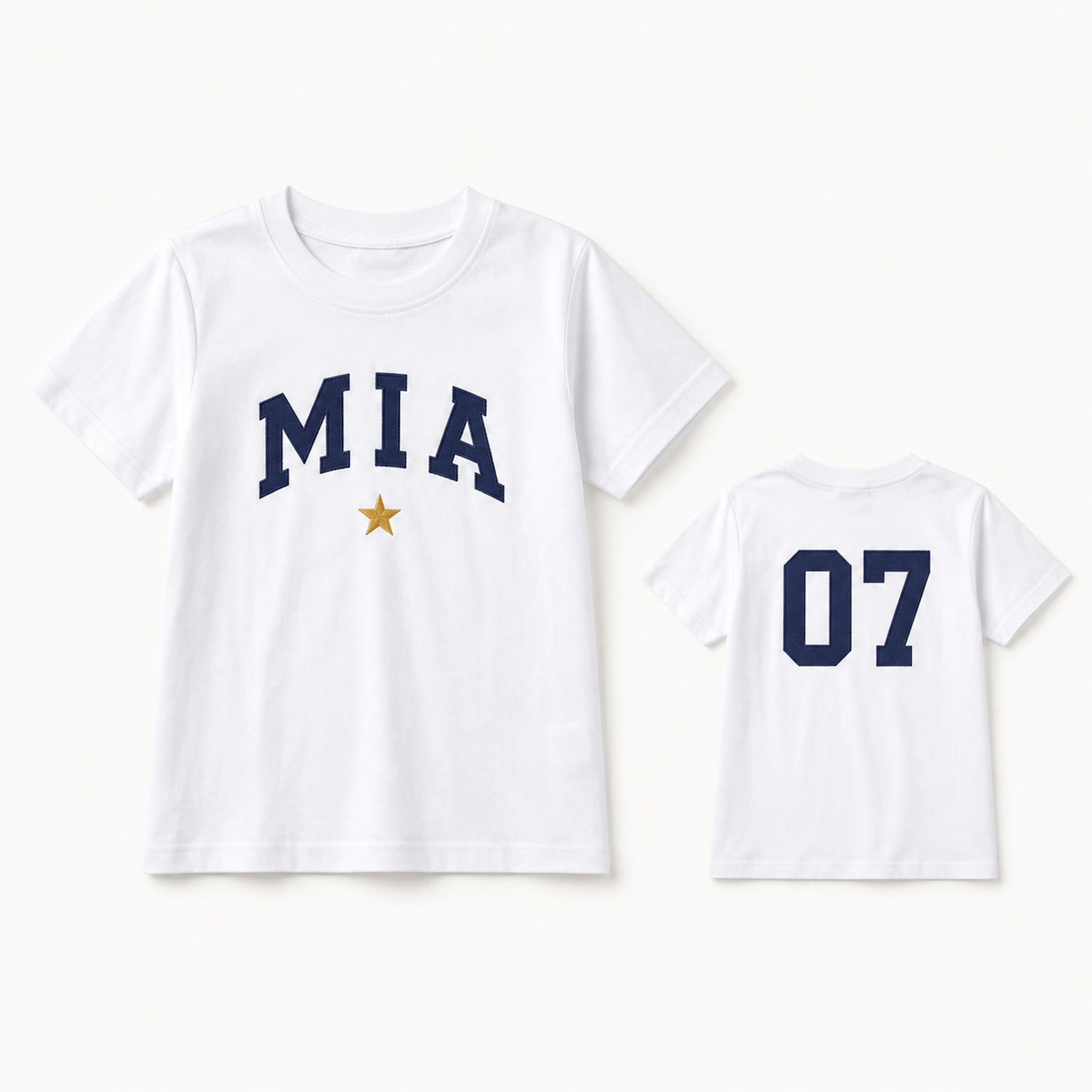 Custom Kids Classic Short-Sleeve T-Shirt with sample personalization