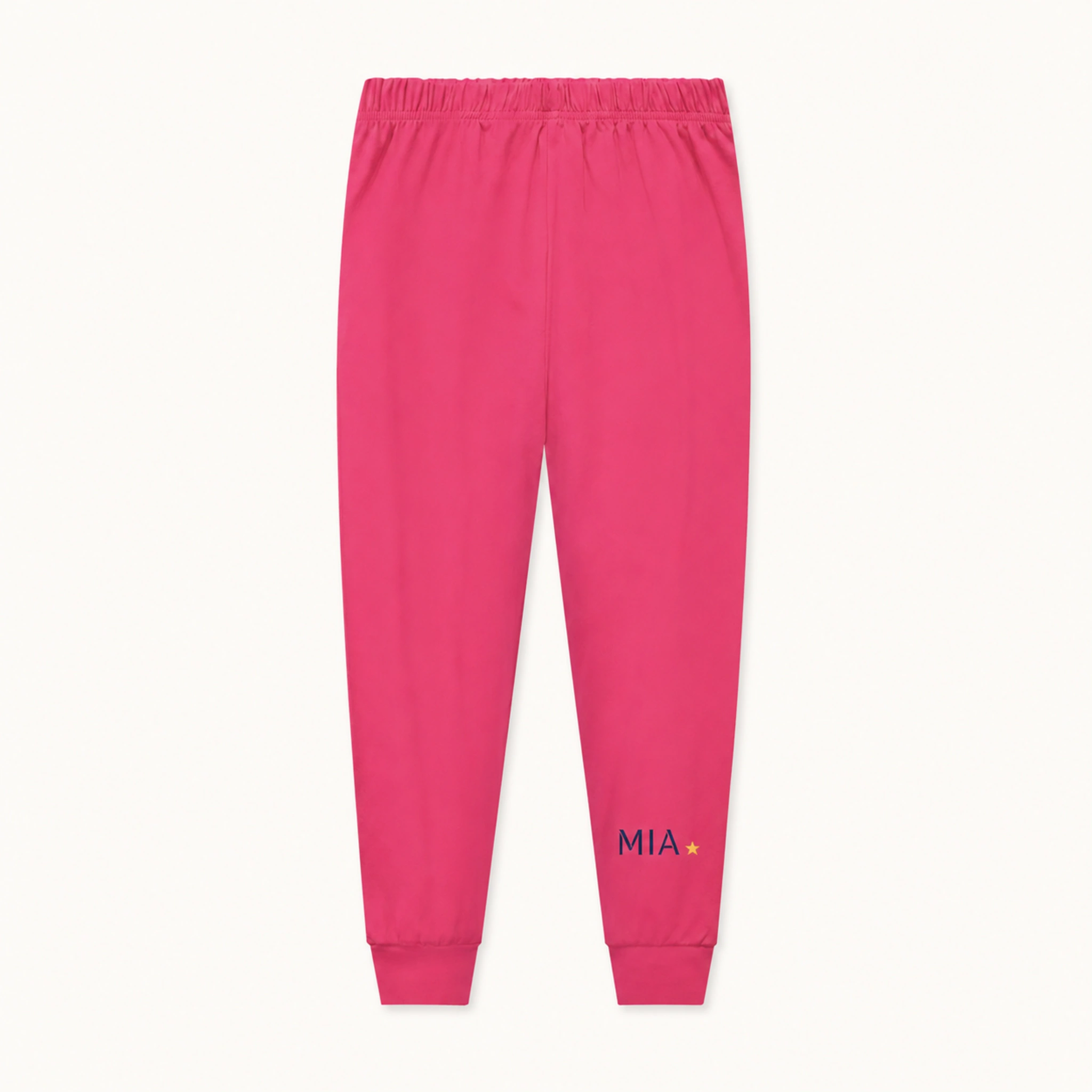 Custom Kids Soft Pajama Pants with sample personalization