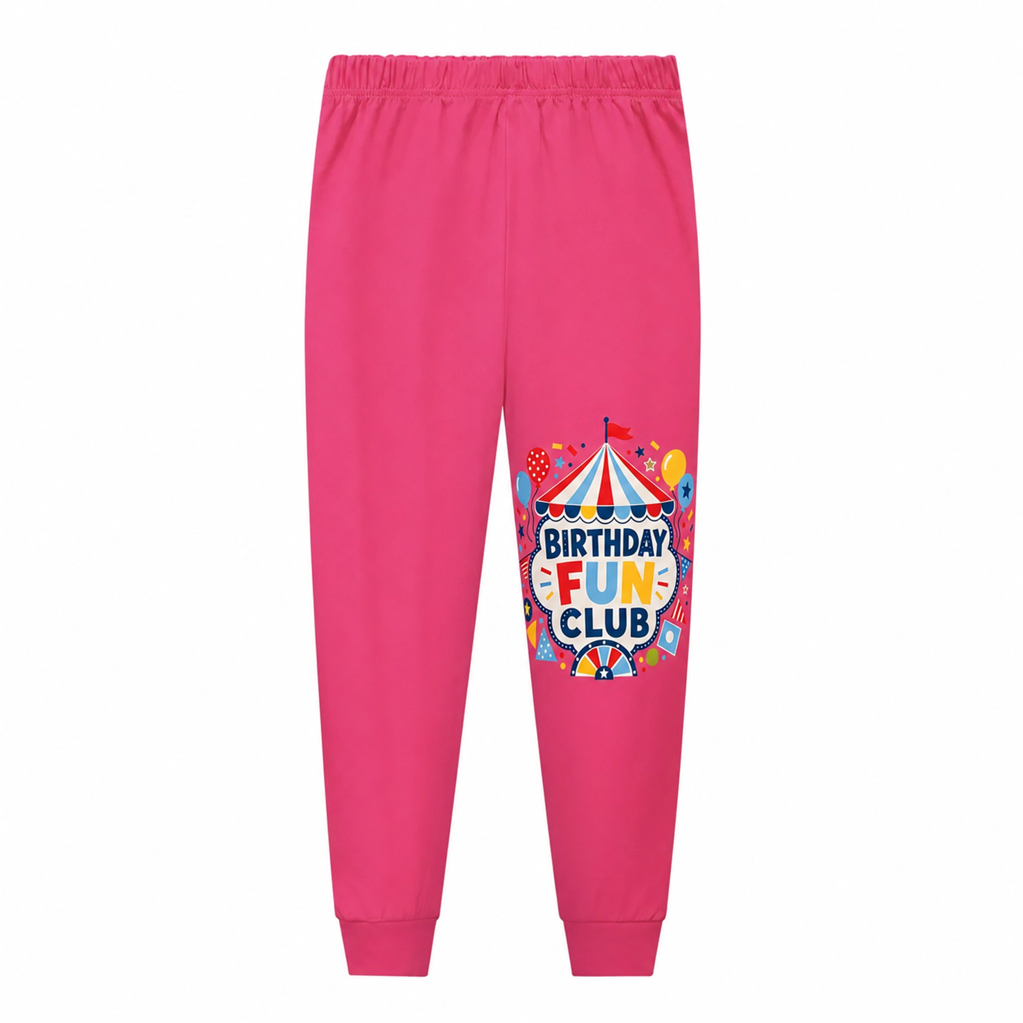 Birthday Fun Club Long Pajama Pants — Pants Only for Kids product preview