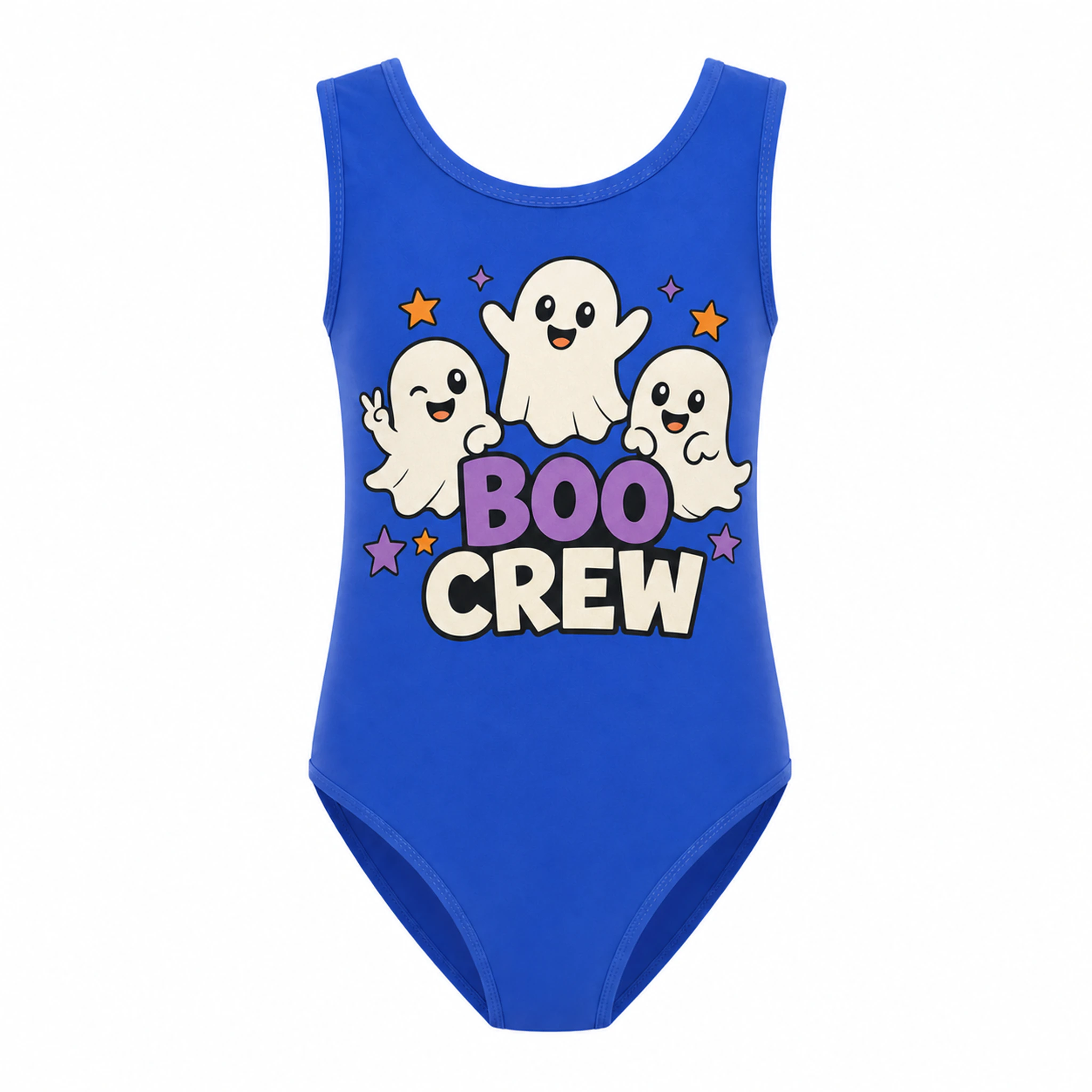 Boo Crew Girls Ruffle-Hem One-Piece Swimsuit for Kids product preview
