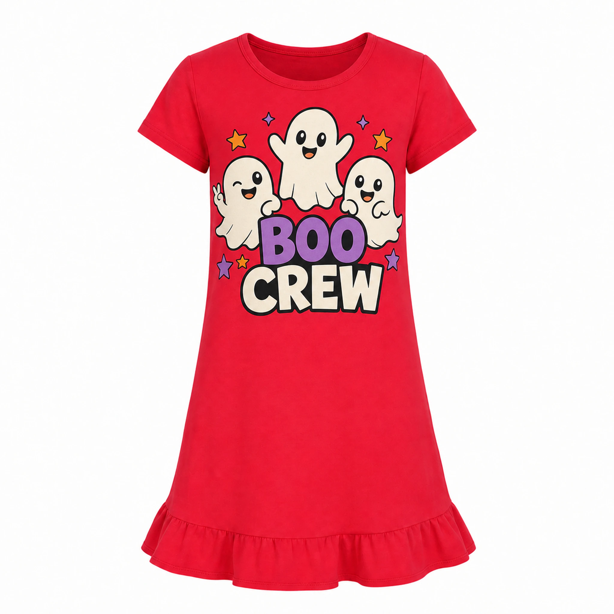 Boo Crew Girls Short-Sleeve Sleep Dress for Kids product preview