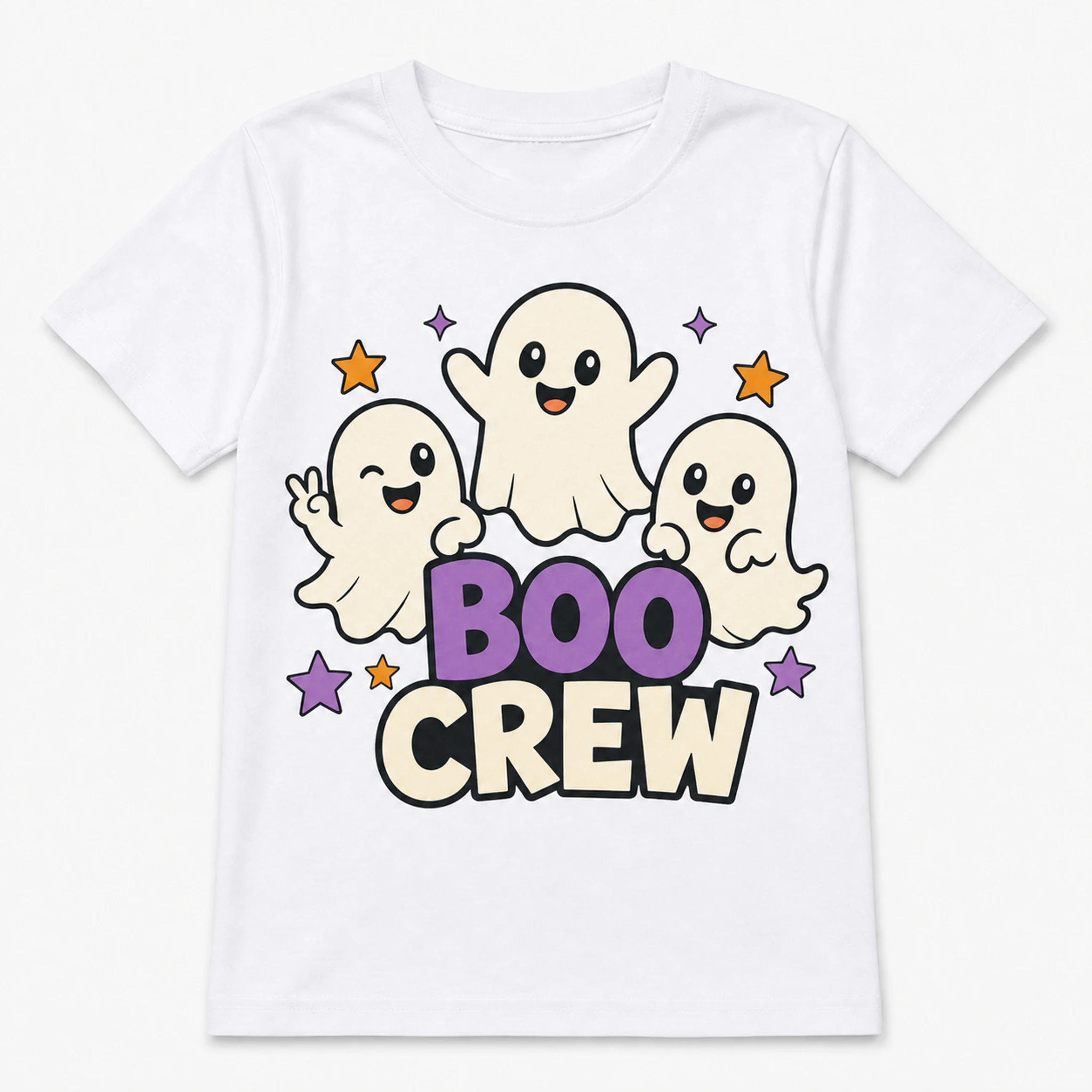 Boo Crew Custom Kids Classic Short-Sleeve T-Shirt AI-rendered finished product