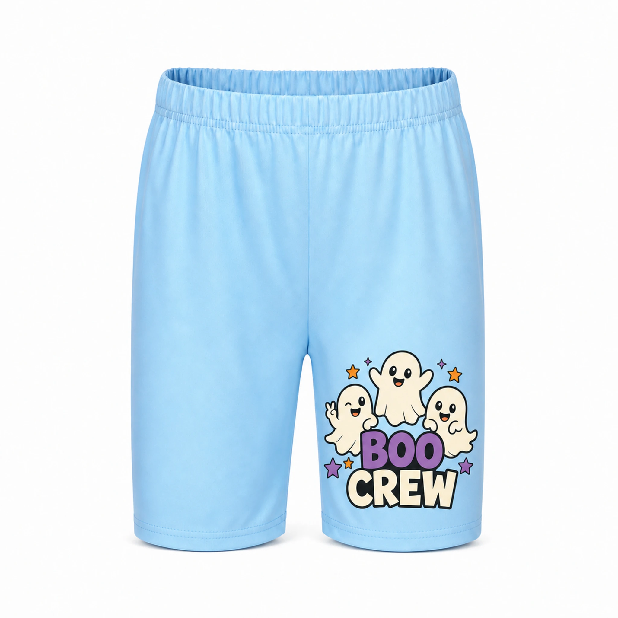 Boo Crew Custom Kids Milk-Silk Pajama Shorts AI-rendered finished product