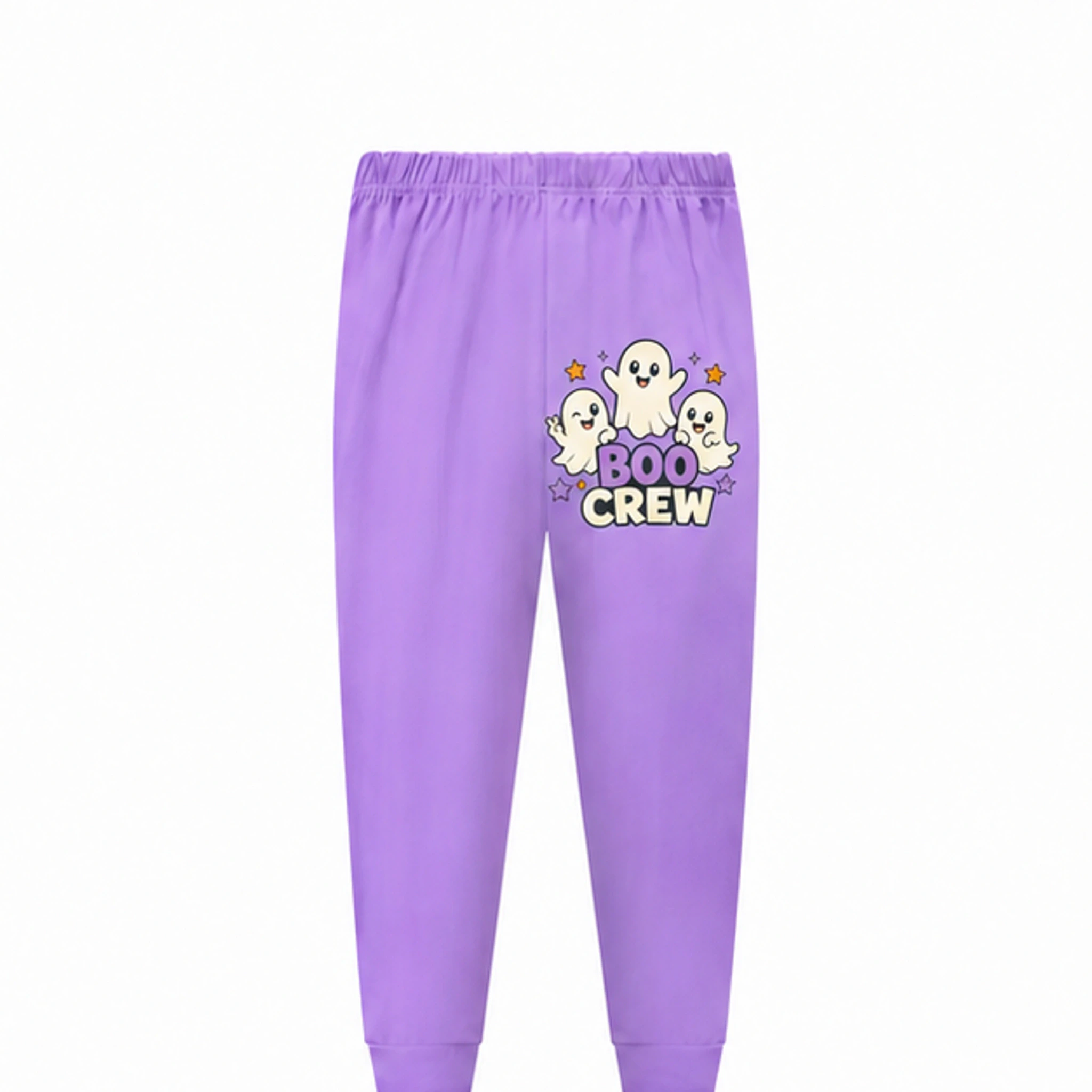 Purple · Pajama Pants Custom Kids Long Pajama Pants — Pants Only with the Boo Crew design