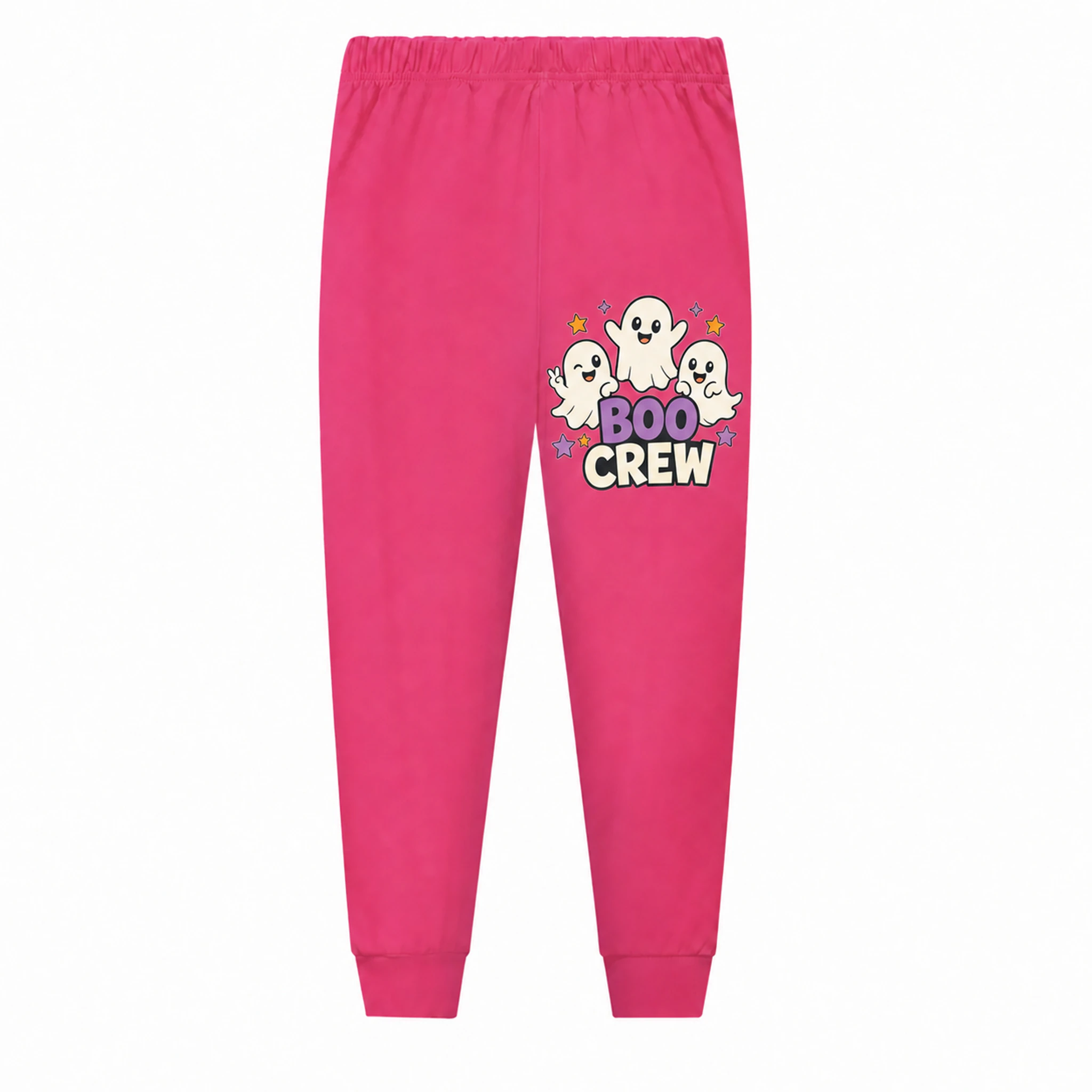 Boo Crew Custom Kids Long Pajama Pants — Pants Only AI-rendered finished product