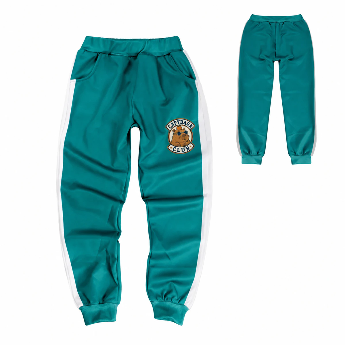 Capybara Club Color-Block Tracksuit Pants for Kids product preview