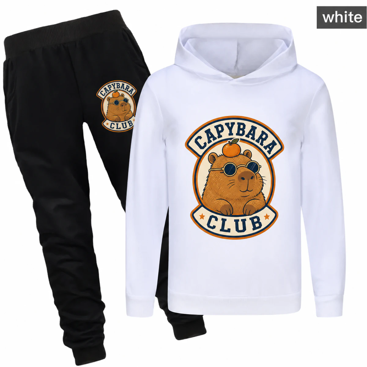Capybara Club Hoodie and Jogger Set for Kids product preview