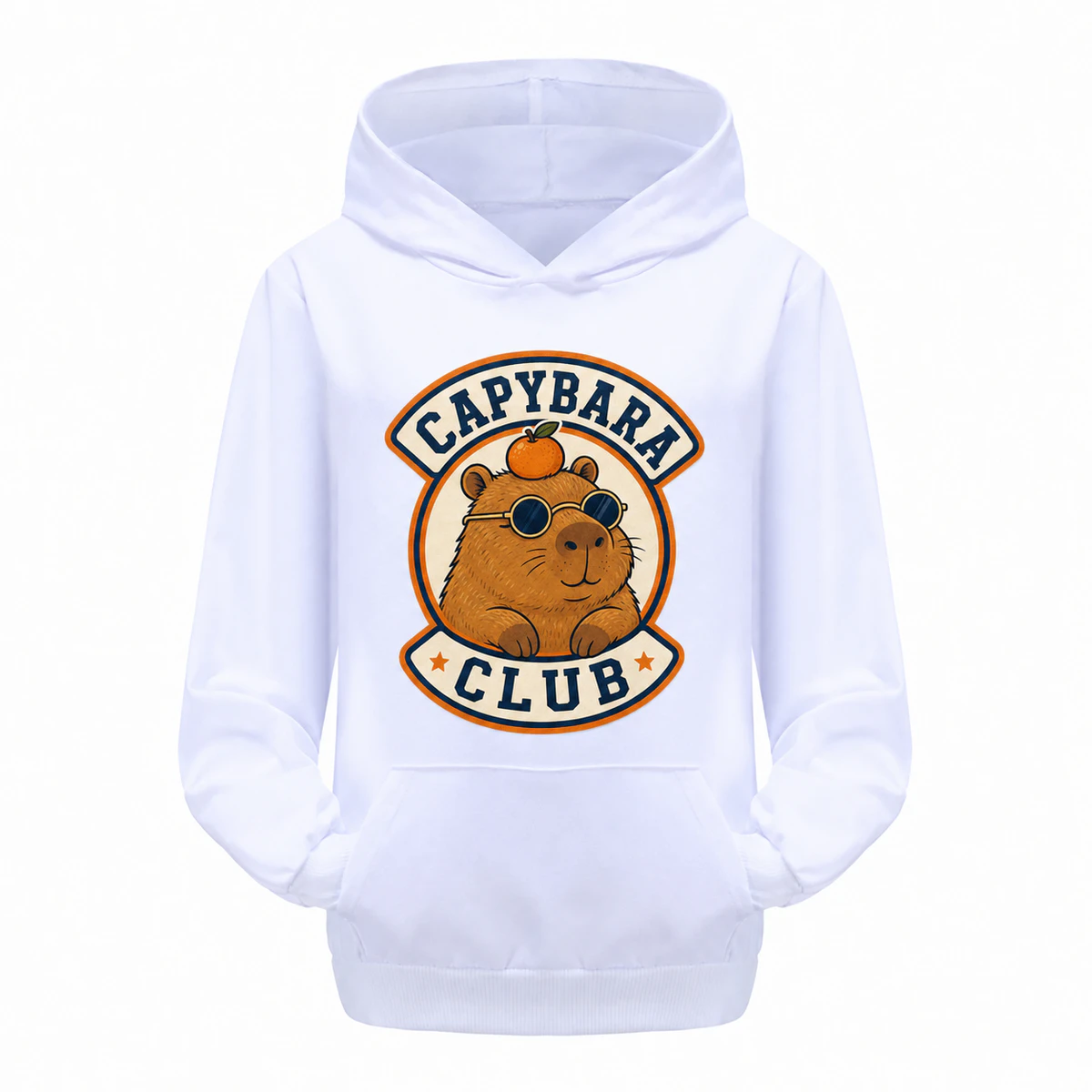 Capybara Club Pullover Hoodie for Kids product preview