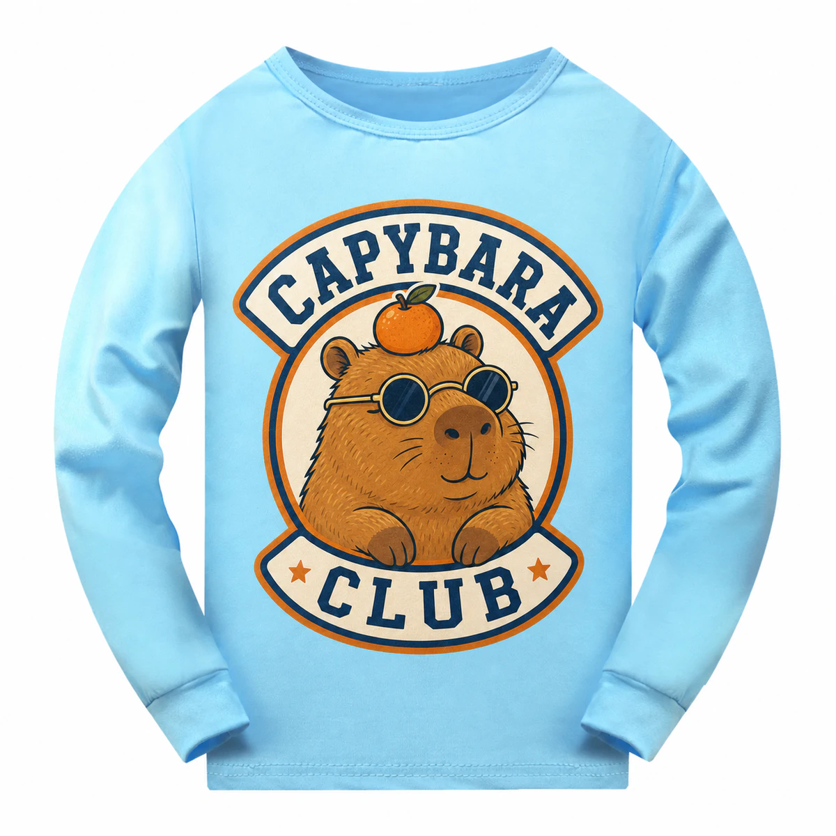 Capybara Club Soft Long-Sleeve Top for Kids product preview