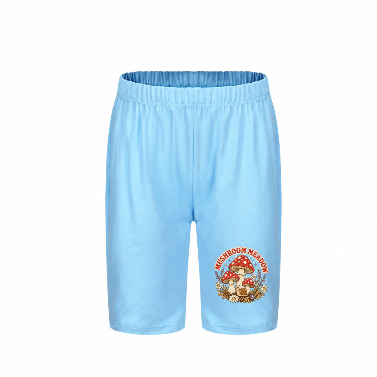 Mushroom Meadow Milk-Silk Pajama Shorts for Kids product preview