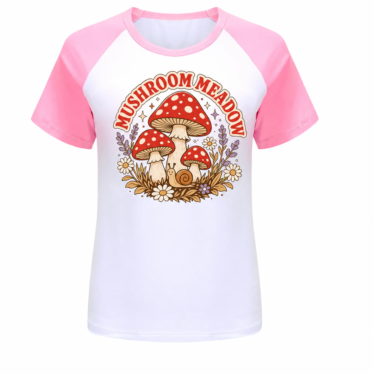 Mushroom Meadow Soft Short-Sleeve Top for Kids product preview