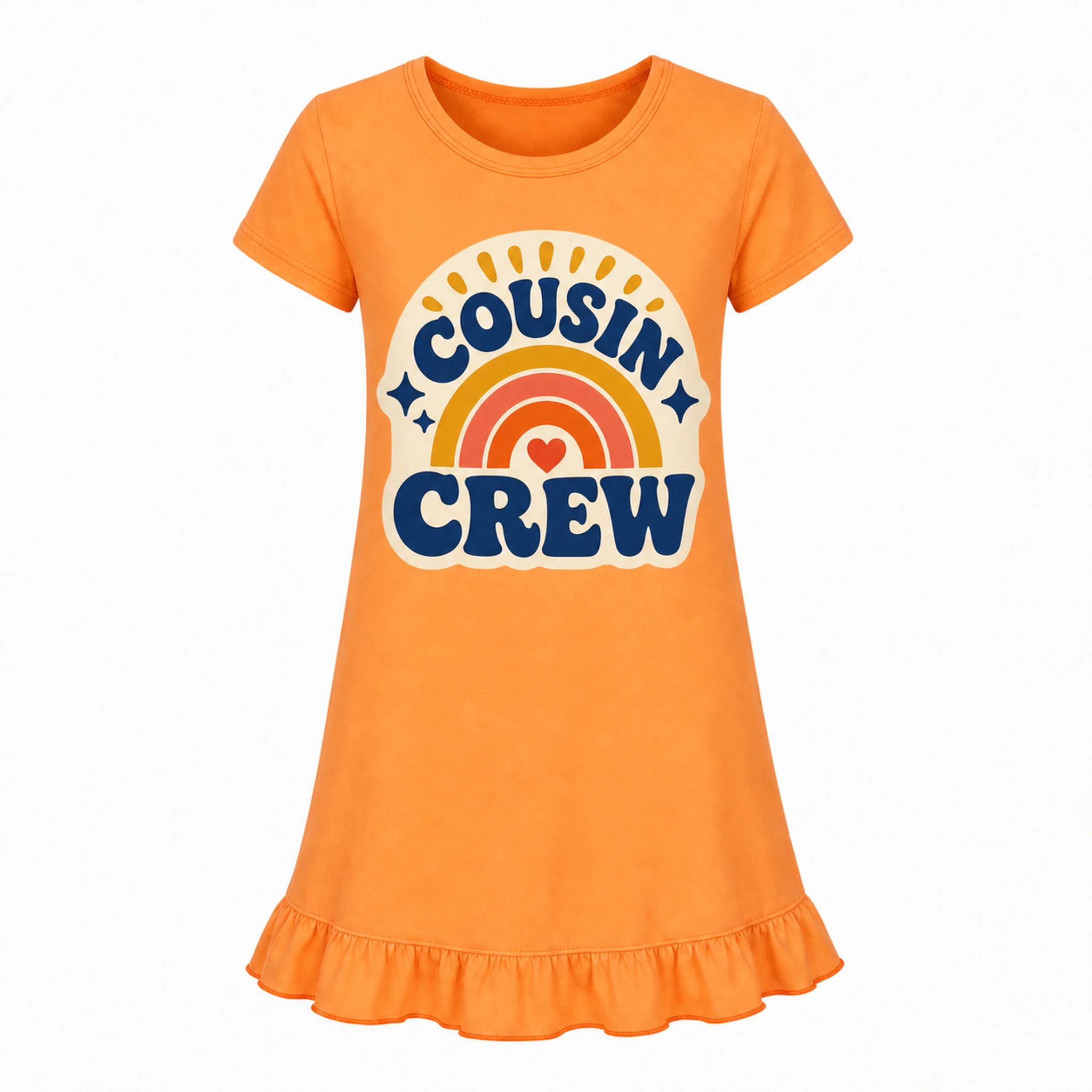 Cousin Crew Girls Short-Sleeve Sleep Dress for Kids product preview