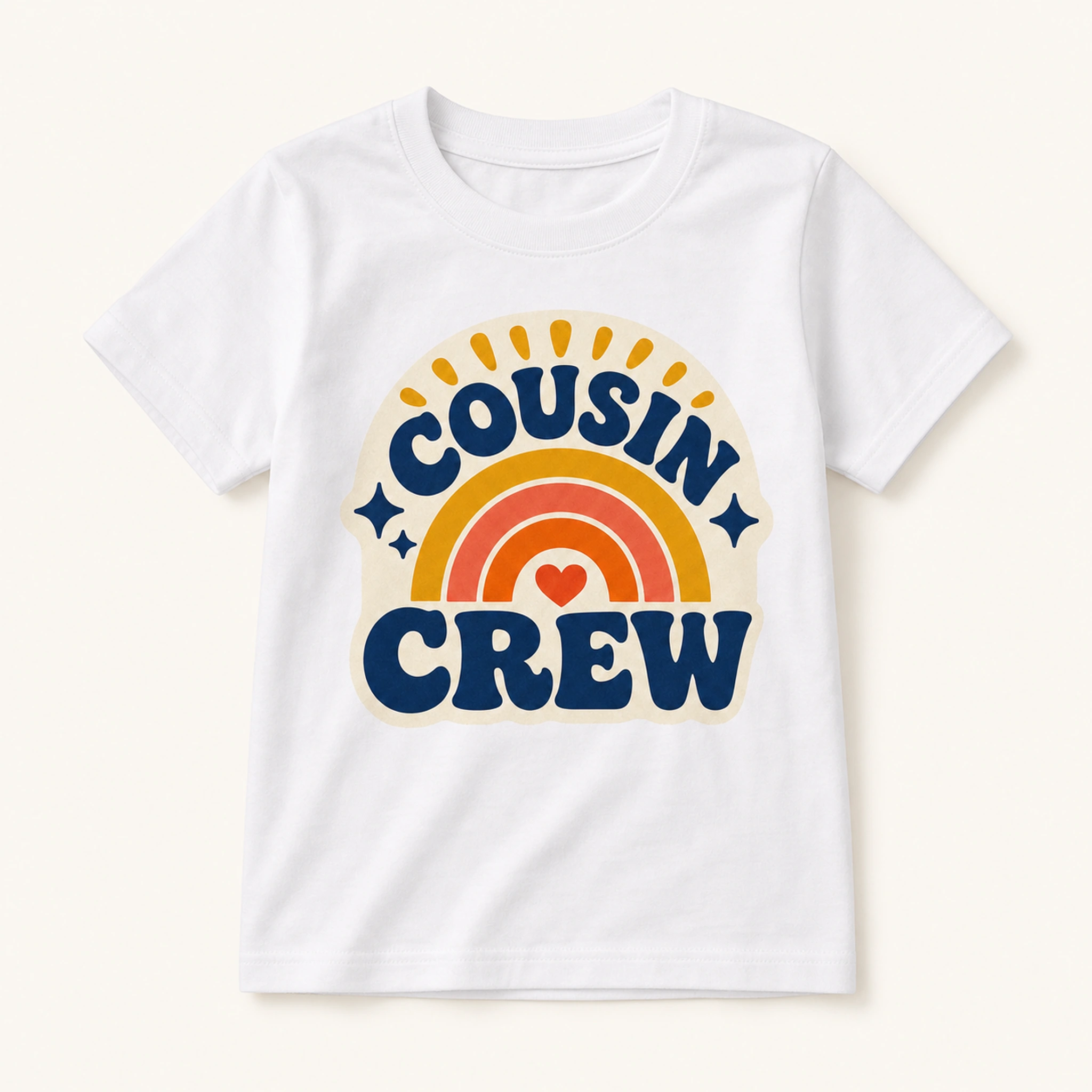 Cousin Crew Custom Kids Classic Short-Sleeve T-Shirt AI-rendered finished product