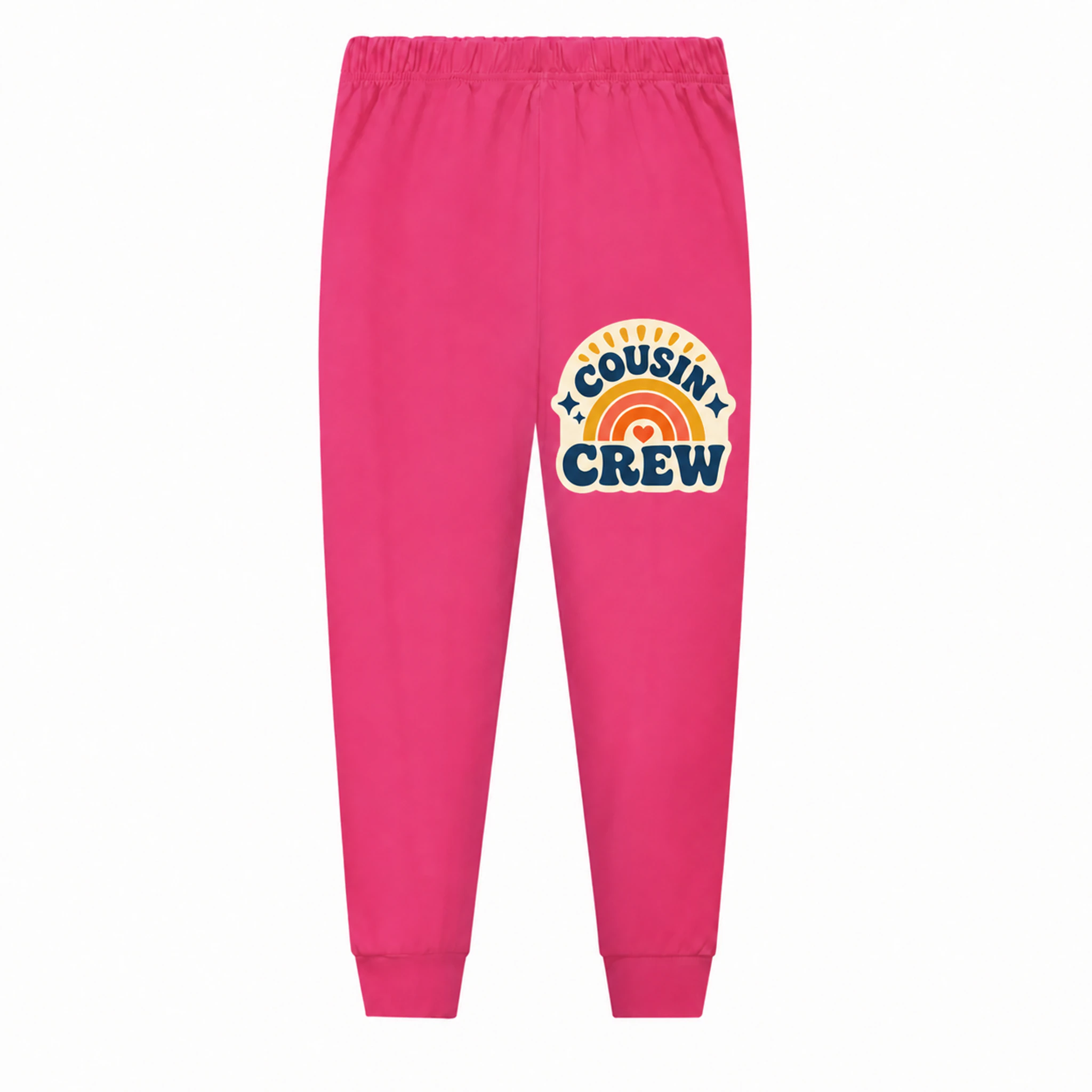 Cousin Crew Custom Kids Long Pajama Pants — Pants Only AI-rendered finished product