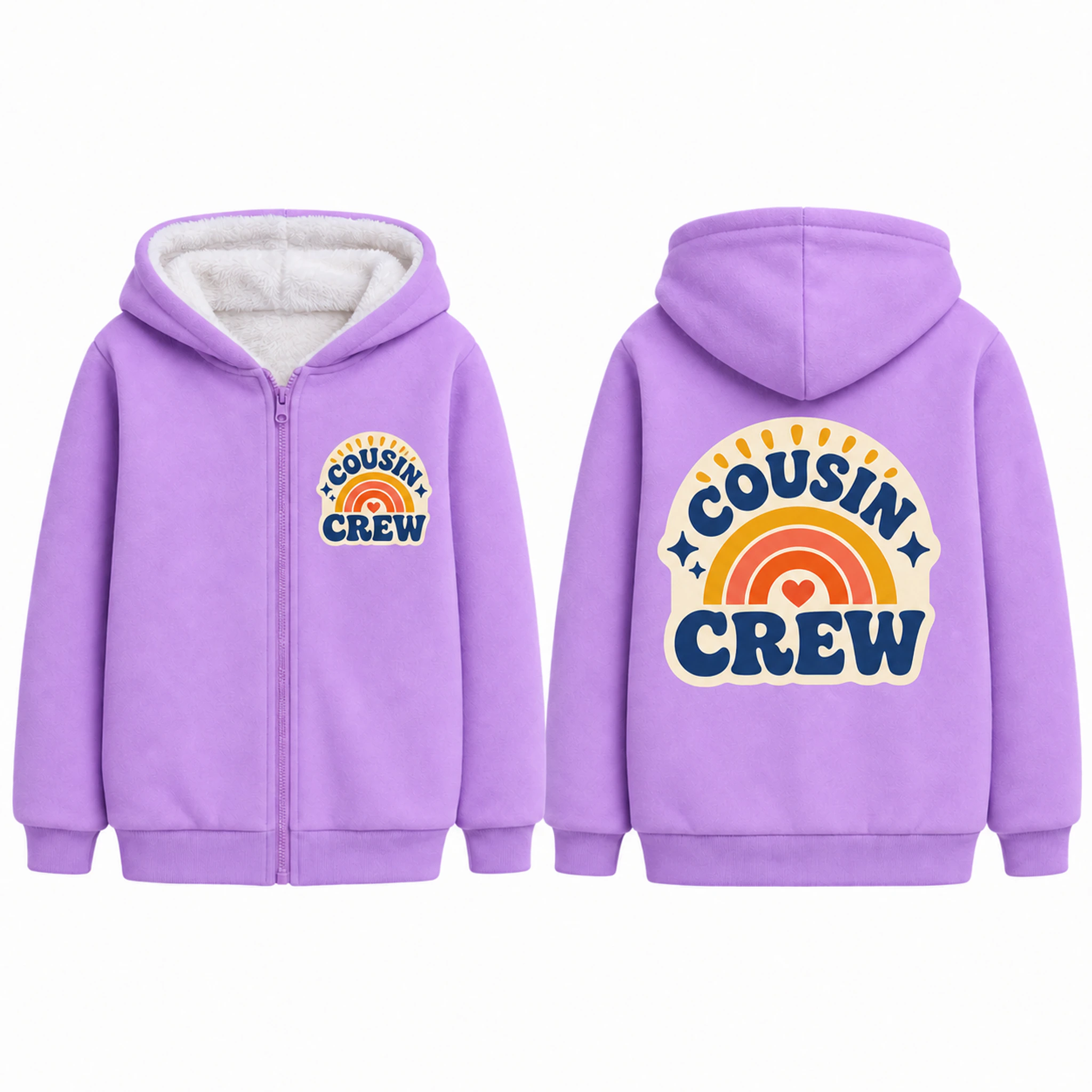 Cousin Crew Thick Zip Winter Jacket for Kids product preview