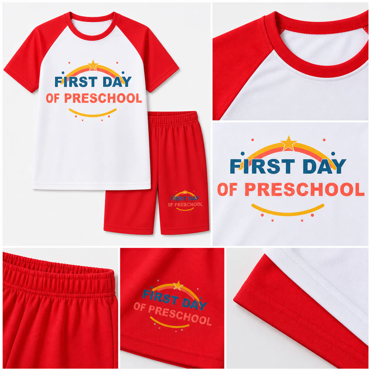 First Day of Preschool Summer Sports Set for Kids