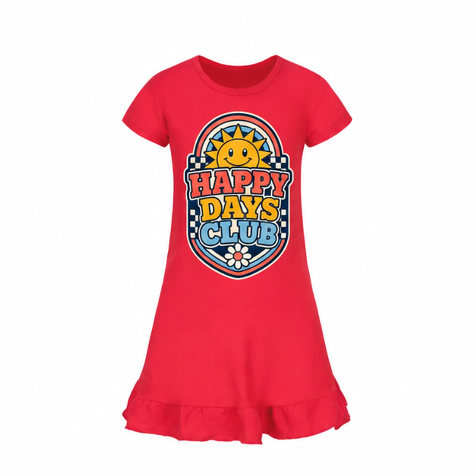 Happy Days Club Girls Short-Sleeve Sleep Dress for Kids product preview