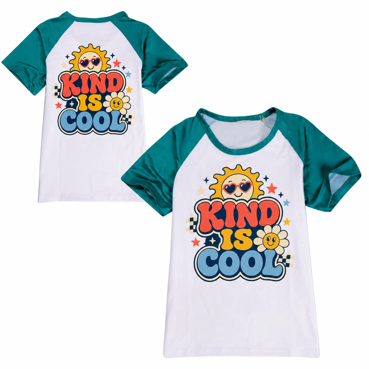Kind Is Cool Color-Block T-Shirt for Kids product preview