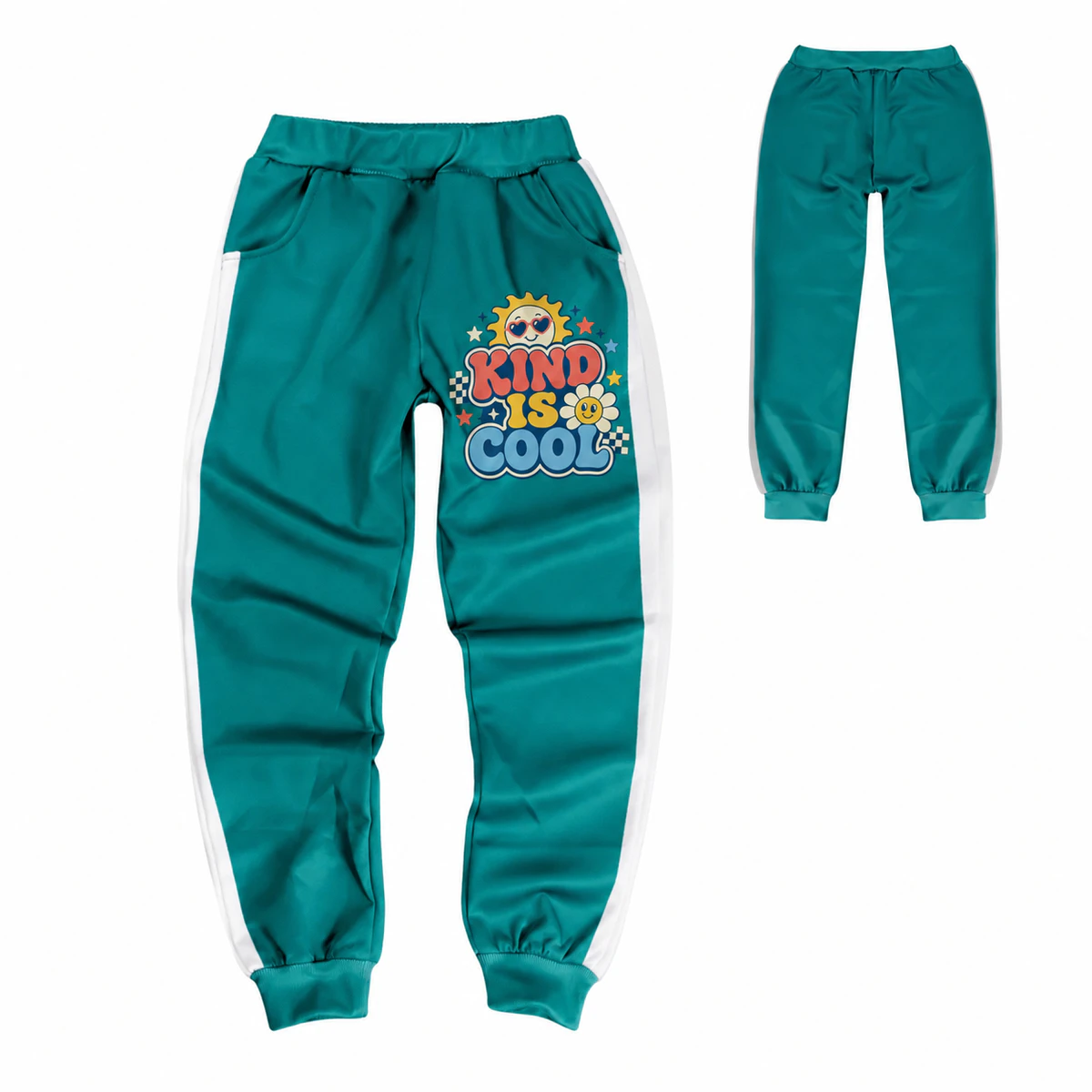 Kind Is Cool Color-Block Tracksuit Pants for Kids product preview