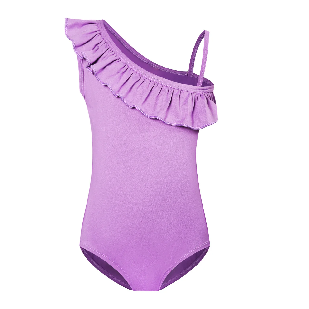 Custom Girls One-Piece Swimsuit — Single Style 3 with a digital customization preview