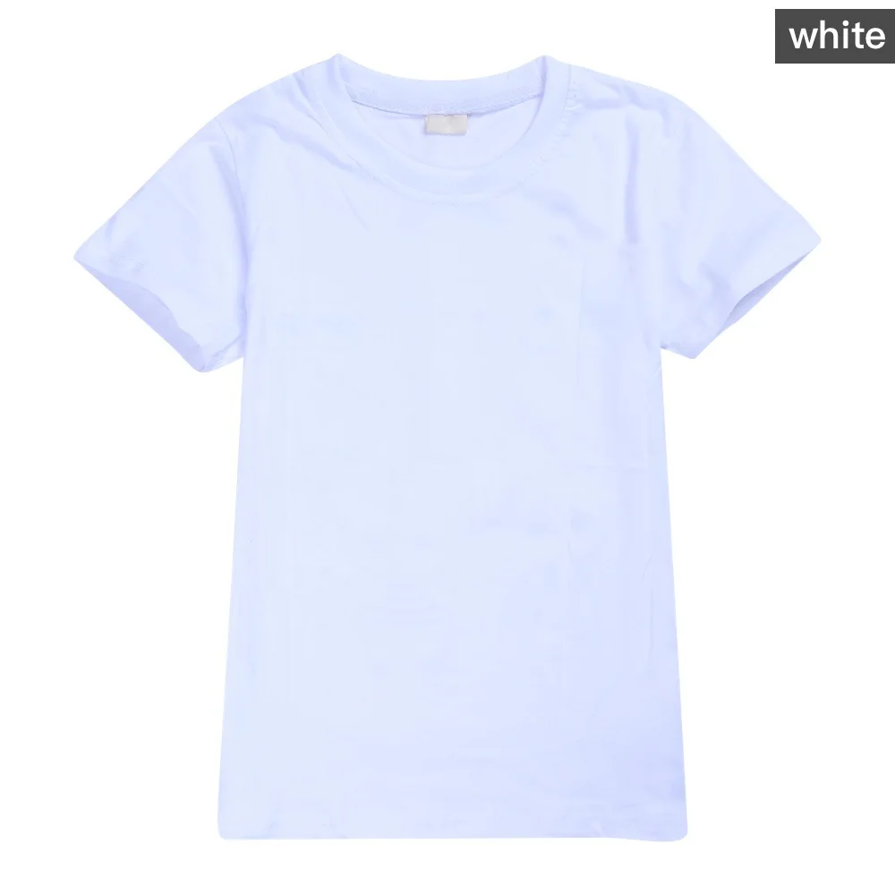 Blank kids short-sleeve T-shirt product options