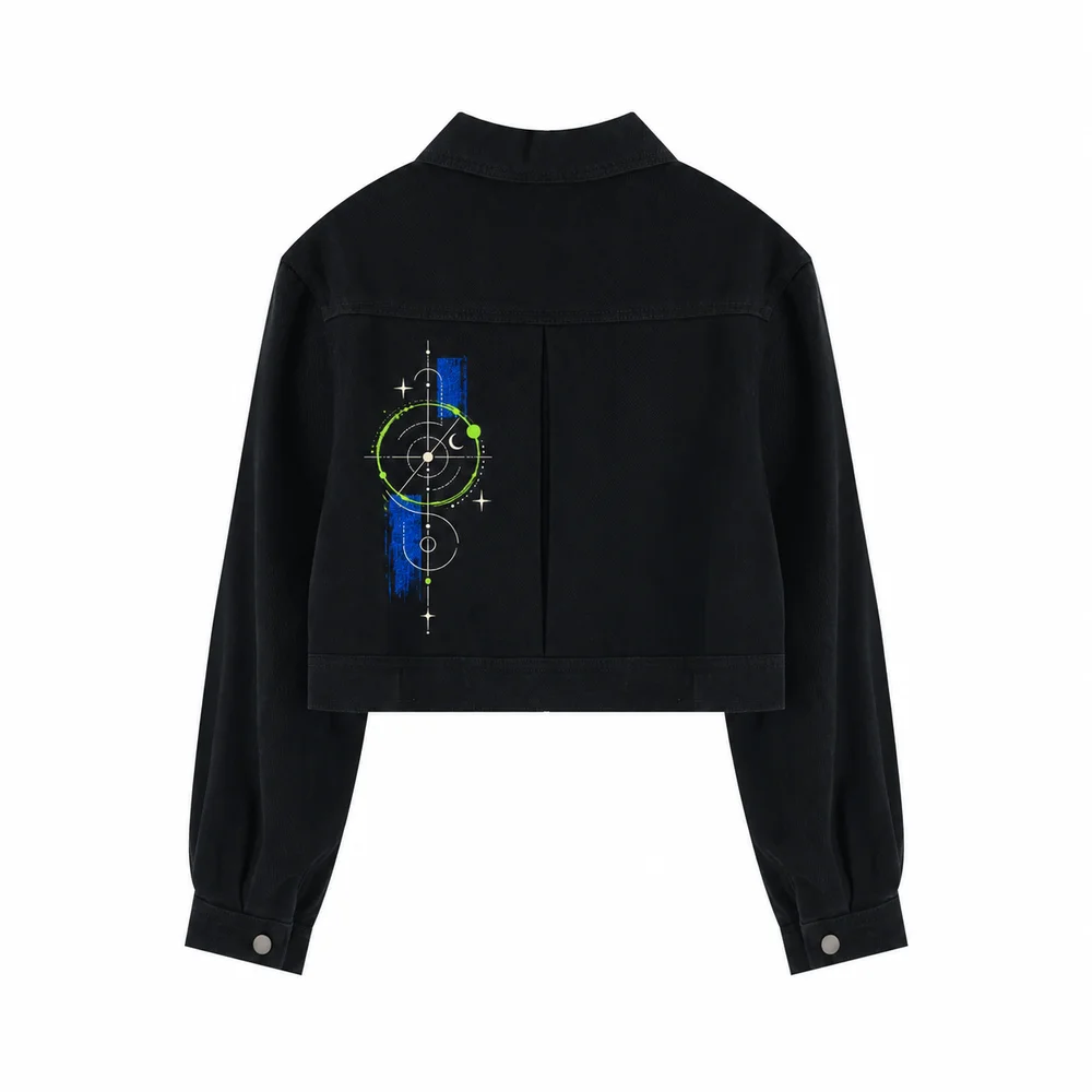 Cropped twill jacket · Your own coordinates · Back