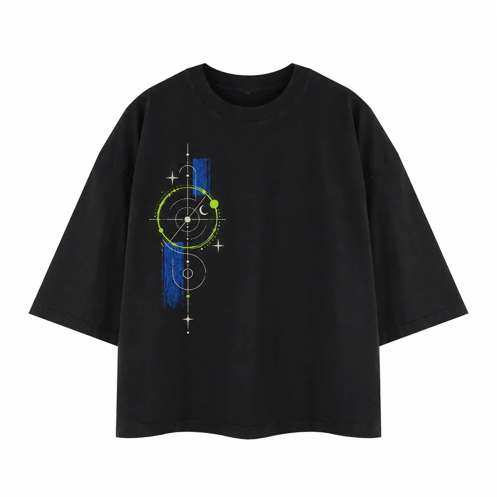 Garment-dyed relaxed tee · Your own coordinates · Front