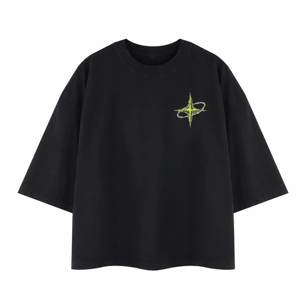 Garment-dyed relaxed tee · Private signal · Front