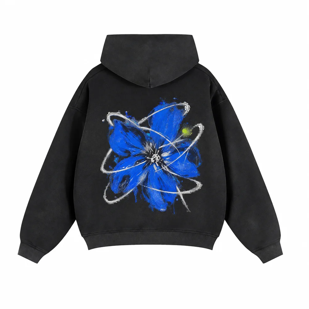 Faded zip hoodie · A feeling worth keeping · Back