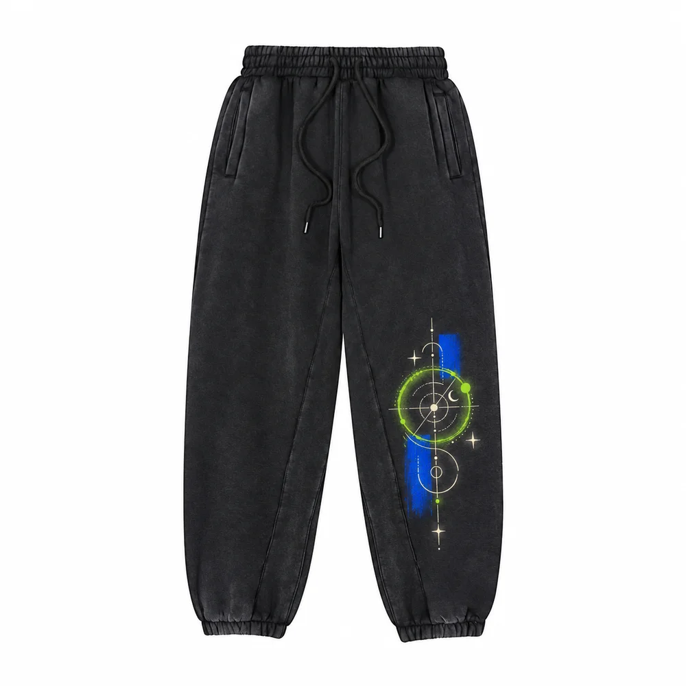Fleece-lined drawstring joggers · Your own coordinates · Front