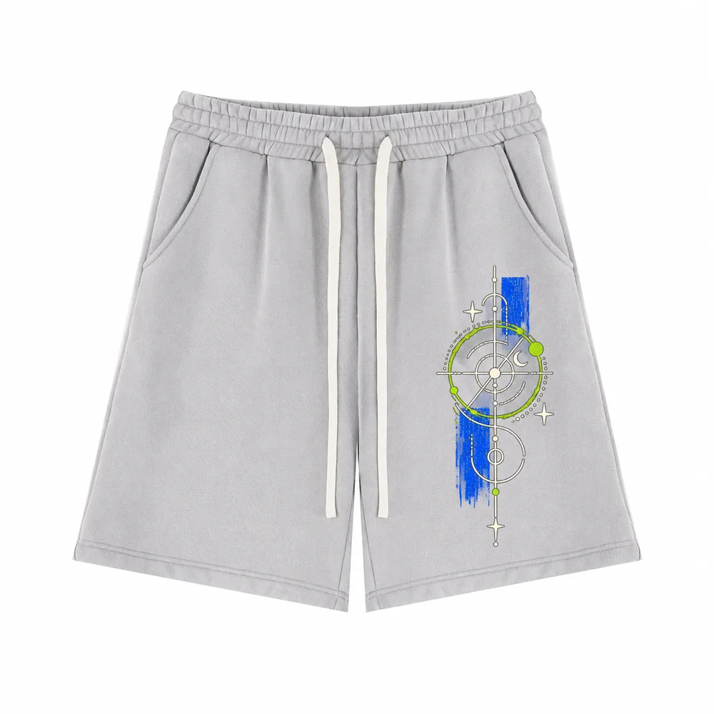 Faded drawstring shorts · Your own coordinates · Front