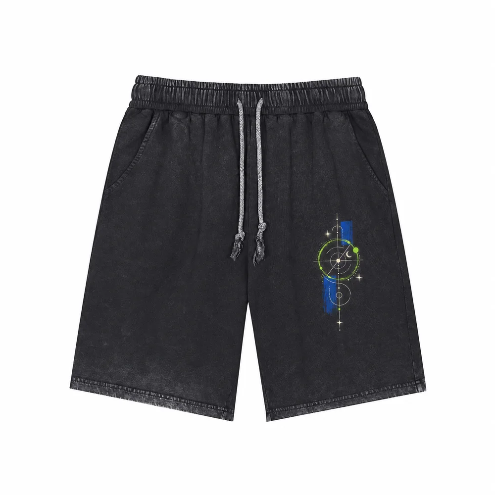 Faded drawstring shorts · Your own coordinates · Front