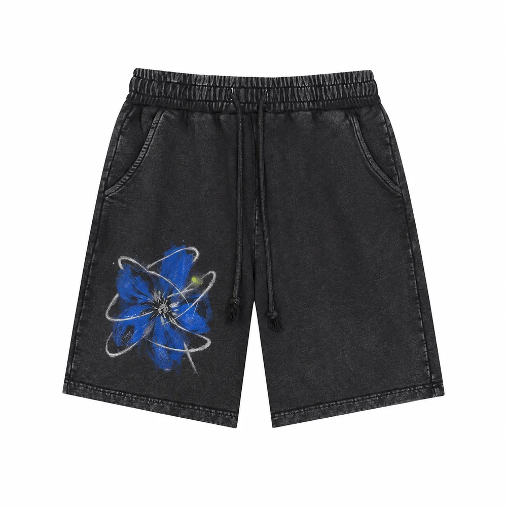 Snow-wash shorts · A feeling worth keeping · Front