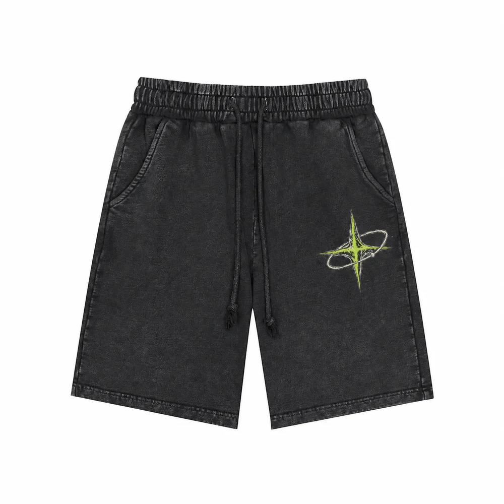 Snow-wash shorts · Private signal · Front