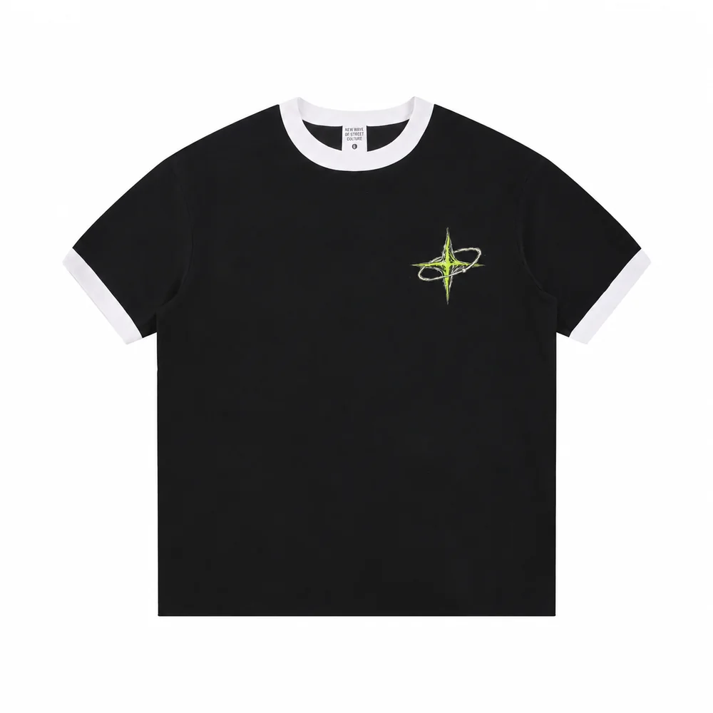 Contrast collar tee · Private signal · Front