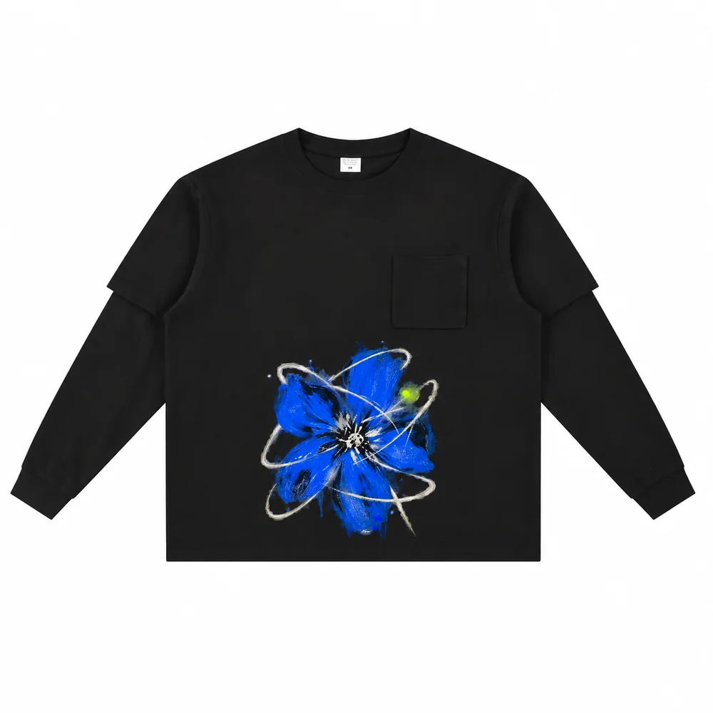 Layered long sleeve · A feeling worth keeping · Front