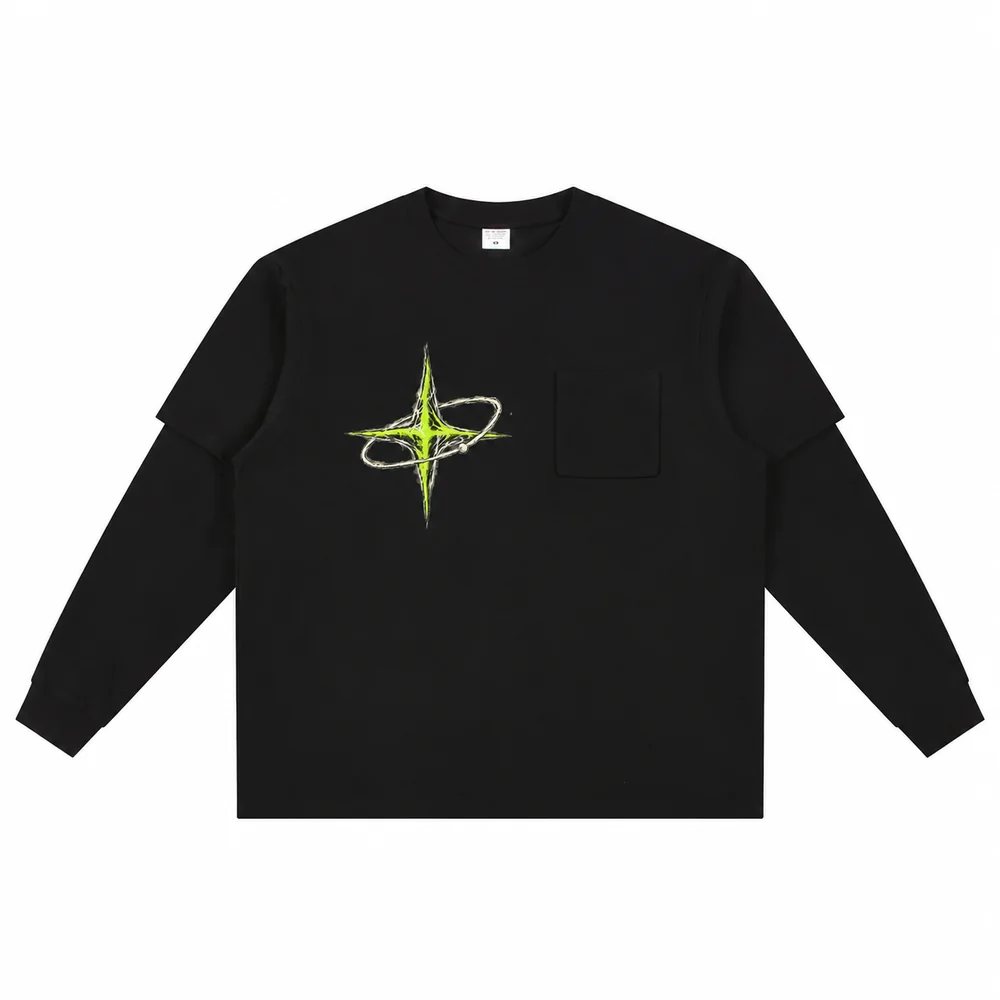 Layered long sleeve · Private signal · Front