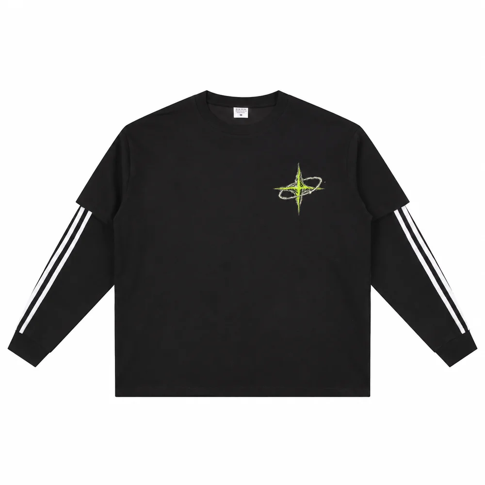 Layered sleeve tee · Private signal · Front