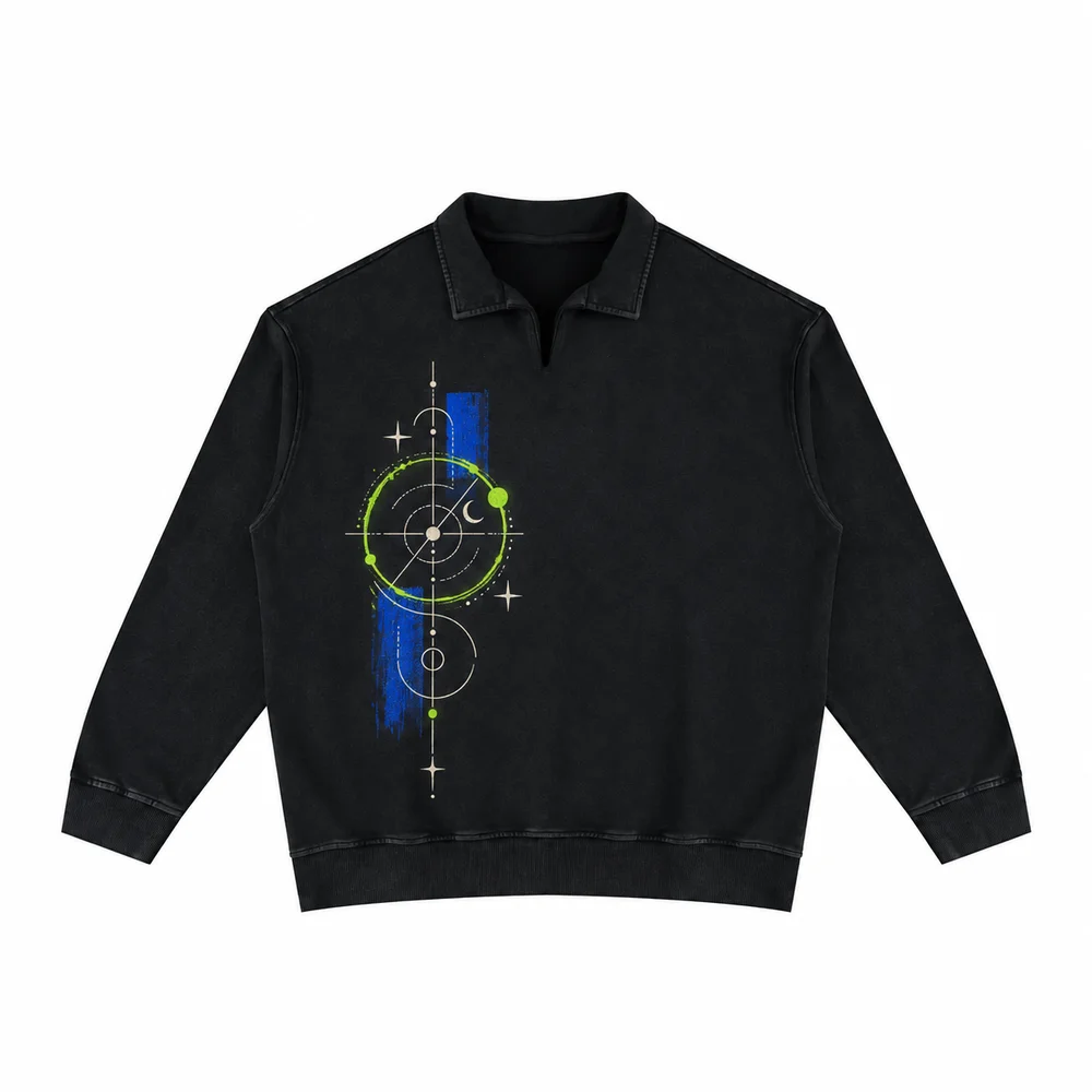 Relaxed polo sweatshirt · Your own coordinates · Front