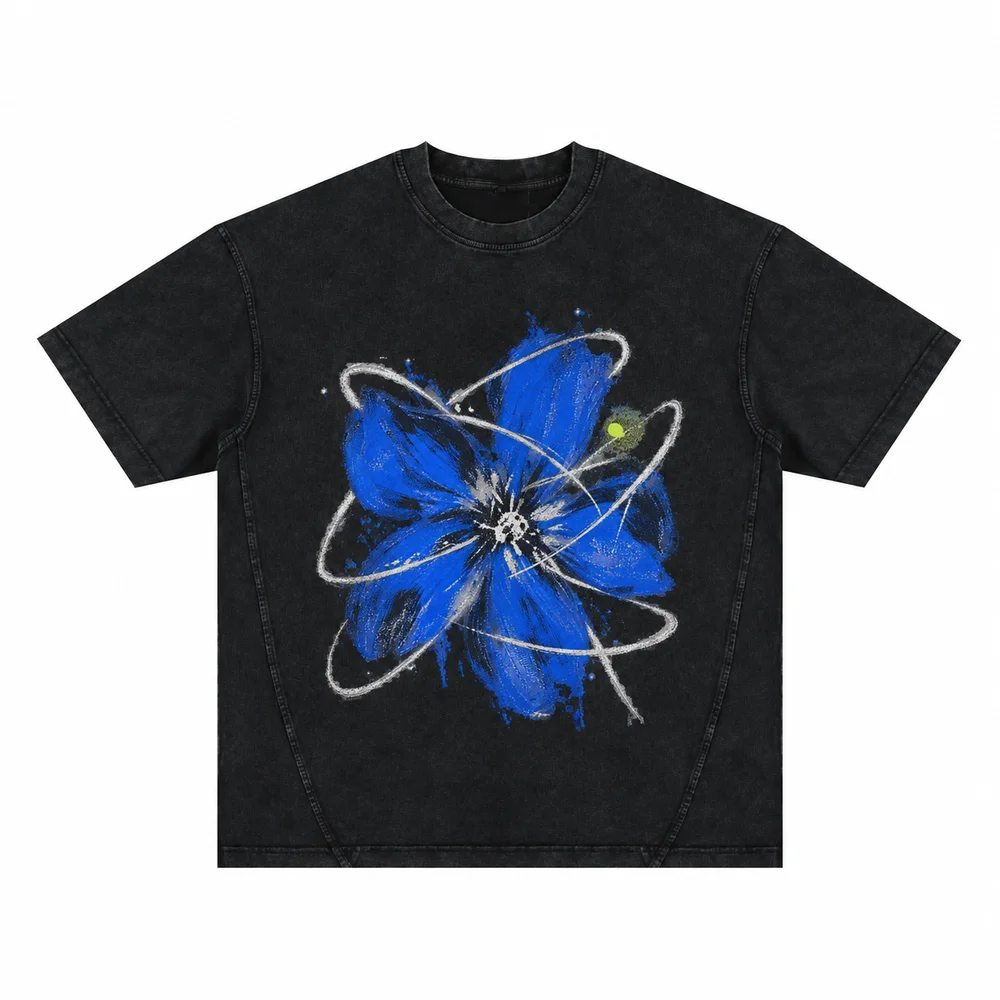 Panel-seam relaxed tee · A feeling worth keeping · Front