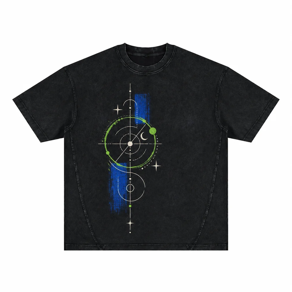 Panel-seam relaxed tee · Your own coordinates · Front