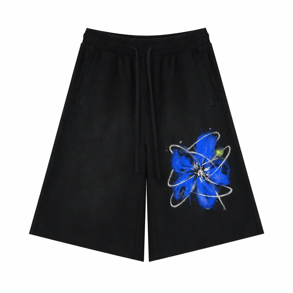 Faded waffle shorts · A feeling worth keeping · Front