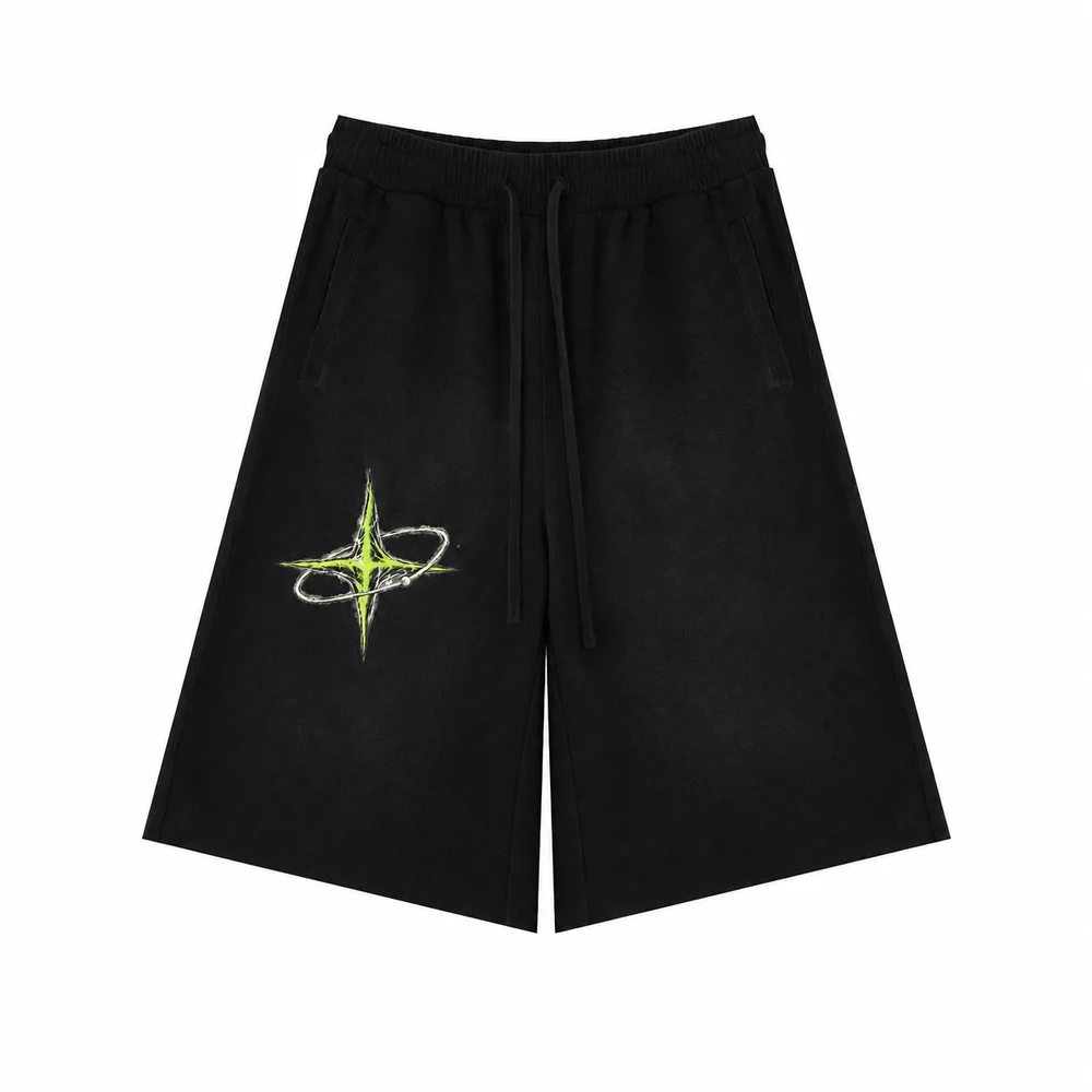 Faded waffle shorts · Private signal · Front