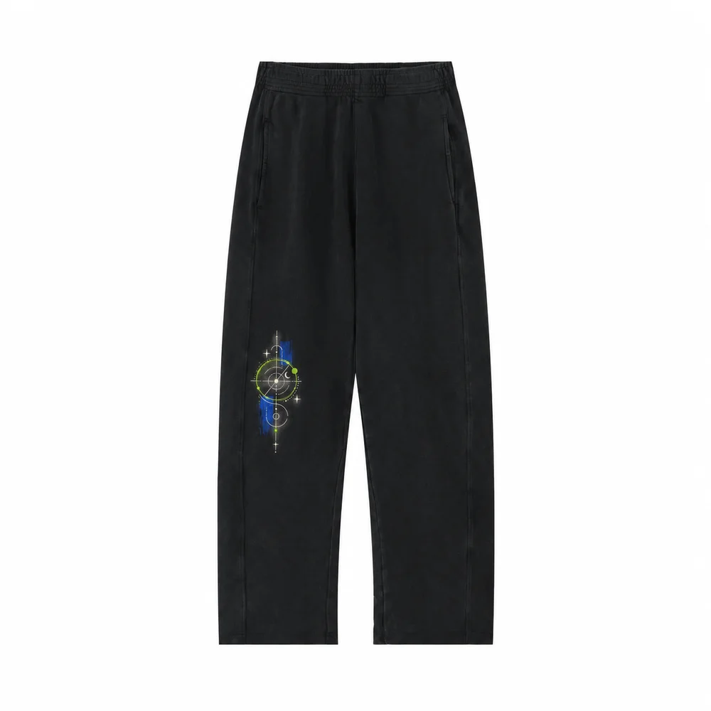 Snow-wash wide-leg trousers · Your own coordinates · Front
