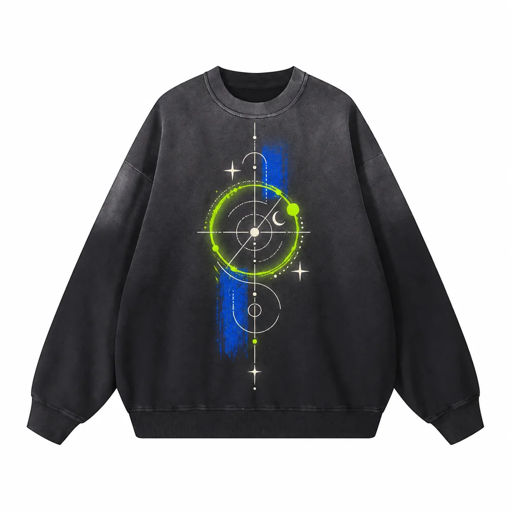 Gradient-wash relaxed sweatshirt · Your own coordinates · Front