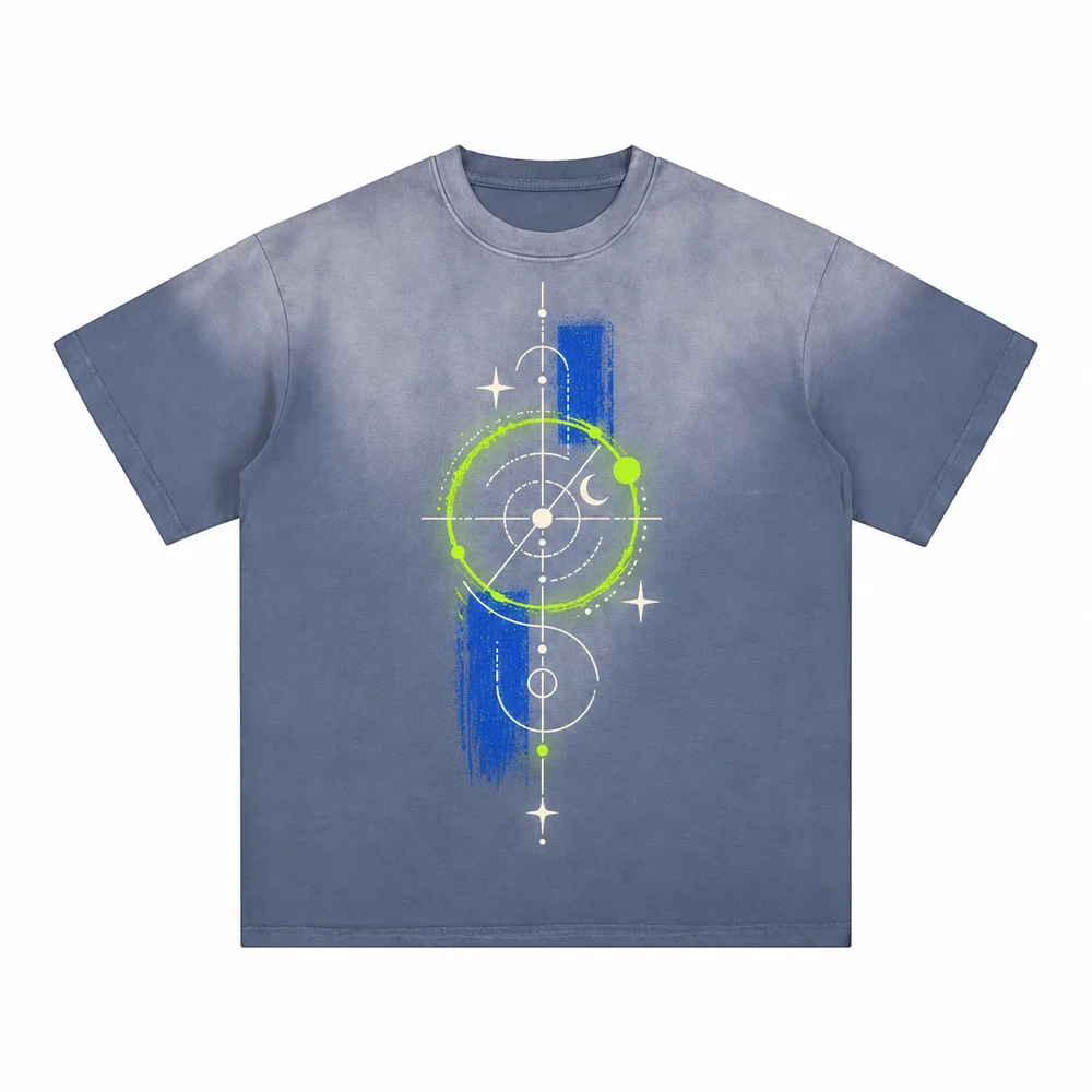 Gradient-wash relaxed tee · Your own coordinates · Front
