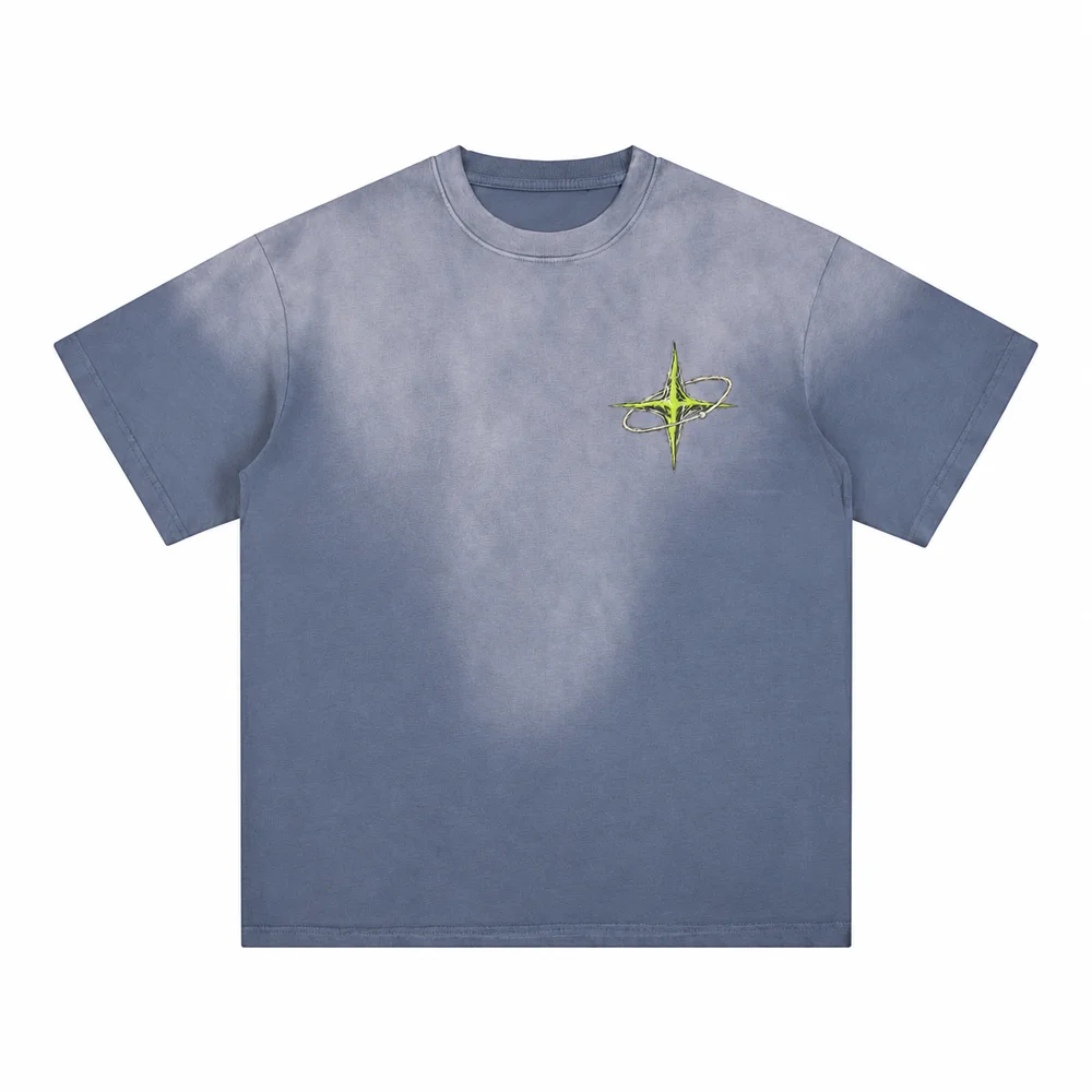Gradient-wash relaxed tee · Private signal · Front