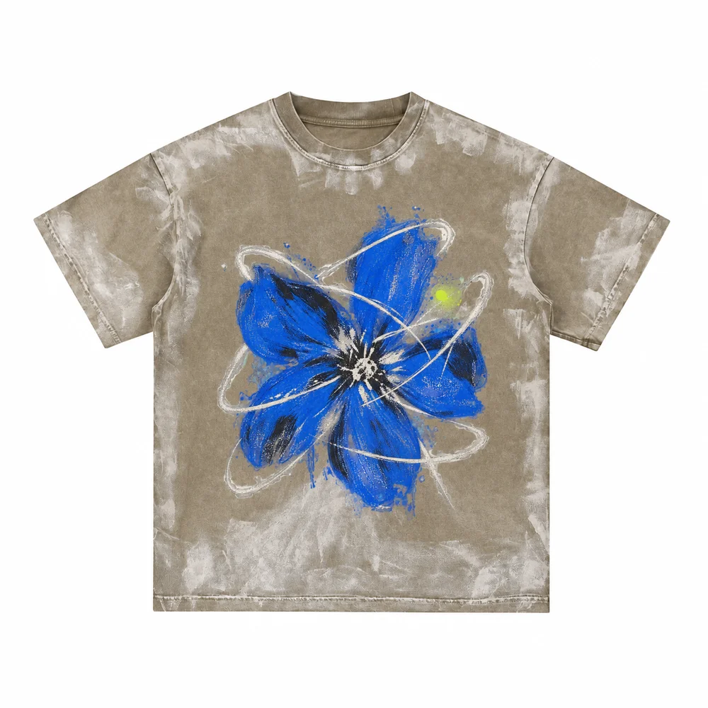 Cloud-wash tee · A feeling worth keeping · Front