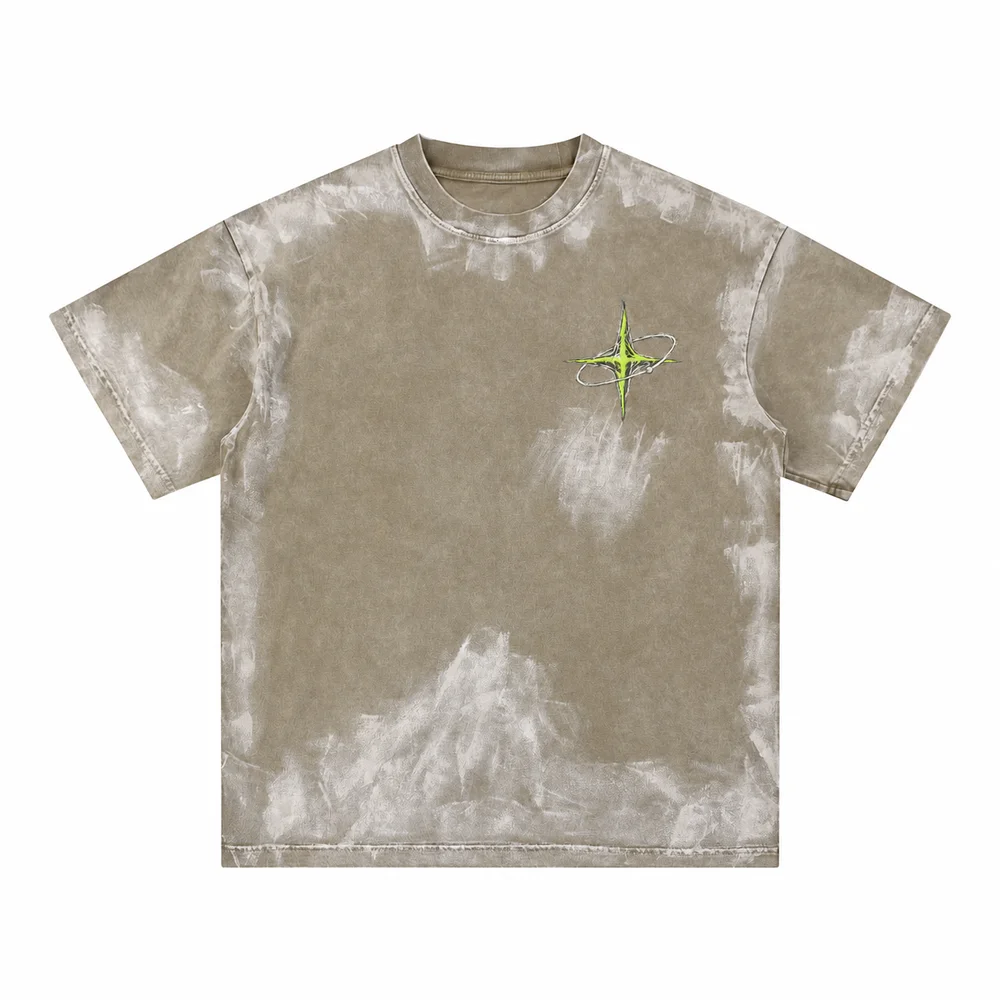 Cloud-wash tee · Private signal · Front