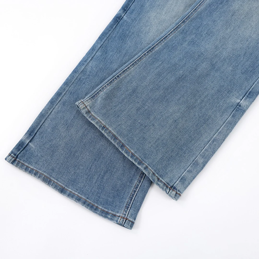 Washed wide-leg jeans · 76222-1 · Light blue · Base garment photograph